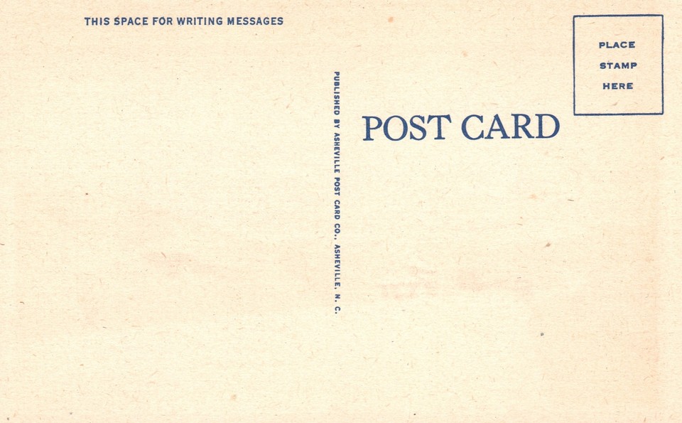 Vintage Postcard 1930's Sunrise Scene Swannanoa Black Mountain