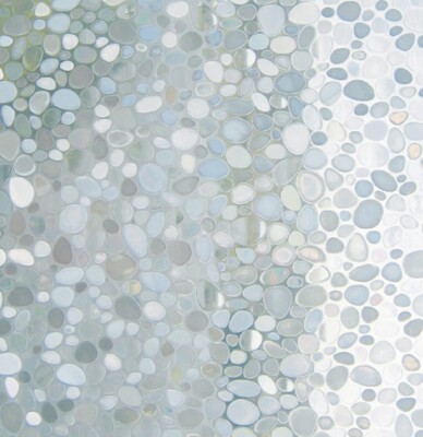 LINEA Fix Dekorfolie Fensterfolie - Pebbles 0,46 m x 20 m Glasdekorfolie geprägt