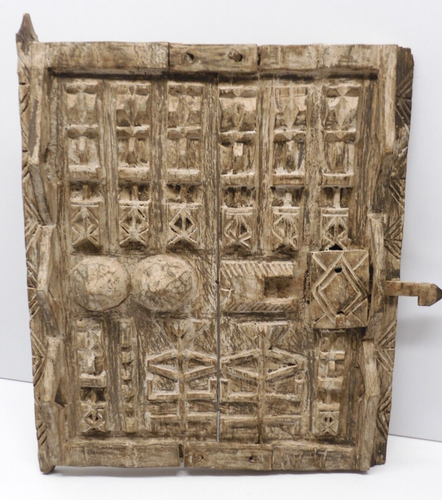 *BELLE PETITE PORTE DE GRENIER A MIL BOIS Sculpté  ART AFRICAIN COLLECTION D - Photo 20/23