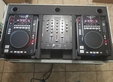 American Audio Radius 1000 Mixer Turntable Set Amp Speakers Dj Deejay Cd Mp3 Wow