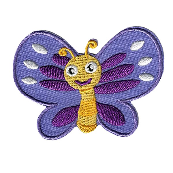 Schmetterling Tier - AufnäHer, BüGelbild, AufbüGler, GrößE: 6,5 X 4,8 Cm-image