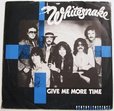 Whitesnake - 7" UK 45 - Give Me More Time - Liberty BP 422,  P/S 1984, VG+/G