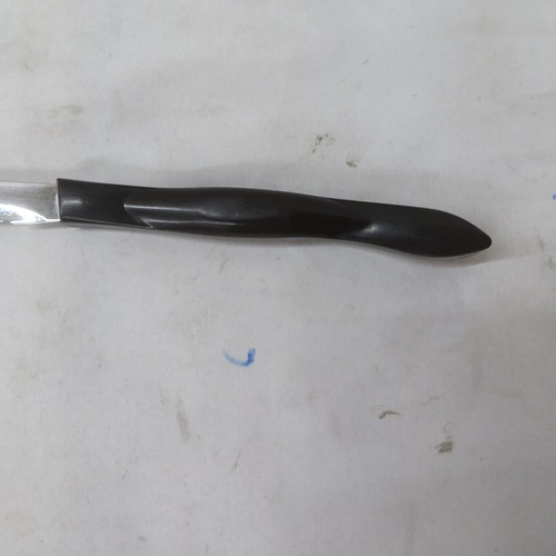 Vintage Cutco 1759 KH Table Knife Serrated Steak Dark Brown Handle Made In USA - Picture 15 of 17