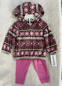 NWT - Carter’s Baby Girl 2PC Outfit - Size 12 Months 