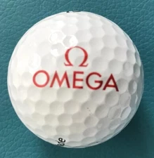 Rare Omega Watch Logo Golf Ball TaylorMade 33 Project (a)