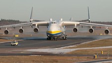 Aircraft antonov an225 mriya airplane airport Custom Gaming Mat Desk 3485