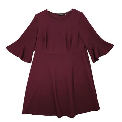 fit and flare dress with sleeves uk Veromia Occasions VO0979 Fuchsia Pink Fit and Flare Dress – Rouge Boutique  Inverness main image 1