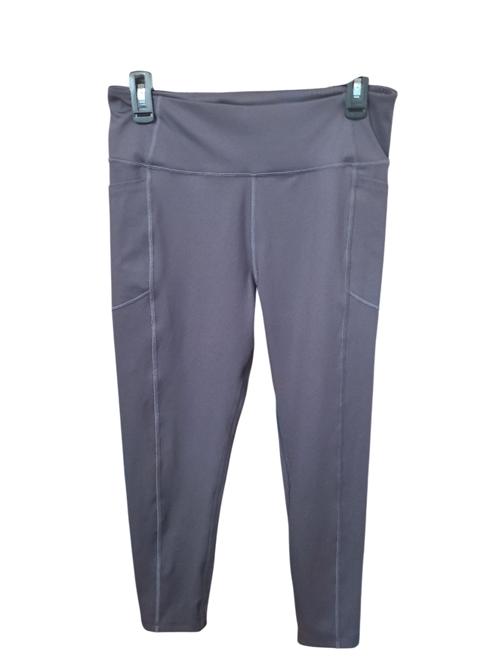 Victoria's Secret Leggings Size 14 Gray Essential High Waist Pockets Activewear