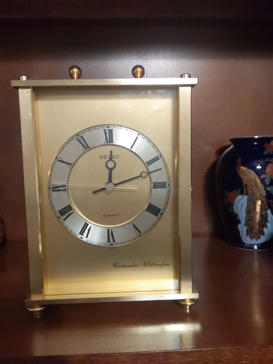 Vintage Seiko Westminster-Whittington Chime Mantel Clock Japan | eBay