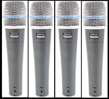 (4) New Shure Beta 57a Instrument Vocal Mic Auth Dealer Make Offer Buy It Now!