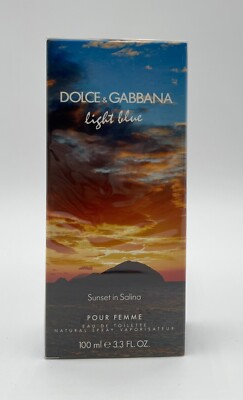 Light Blue Sunset in Salina by Dolce & Gabbana EDT 3.3 Oz Women s