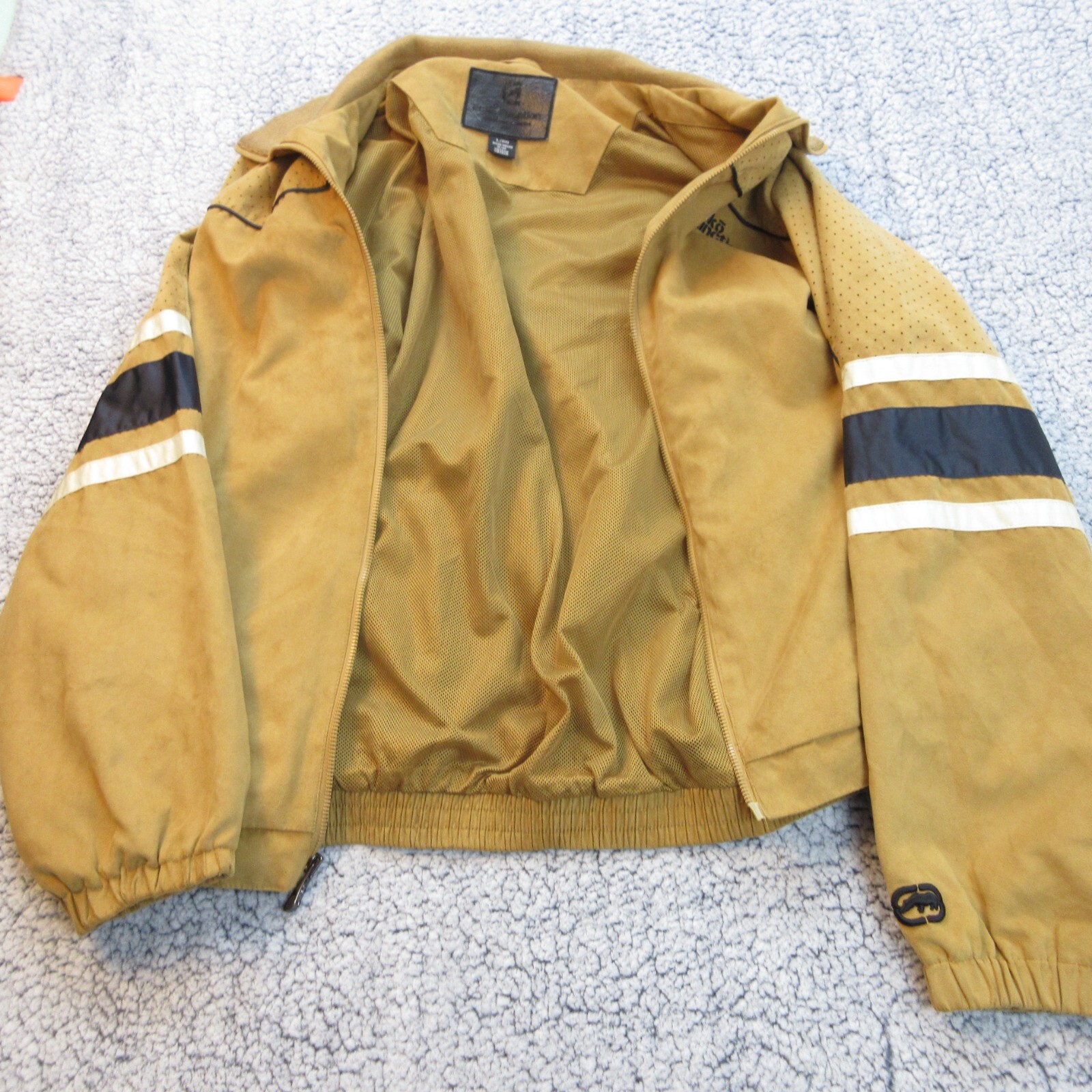 Ecko Function Jacket Men’s Large Y2K Brown Mesh L… - image 5