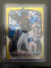 2023 bowman chrome wilber sanchez gold 61/75