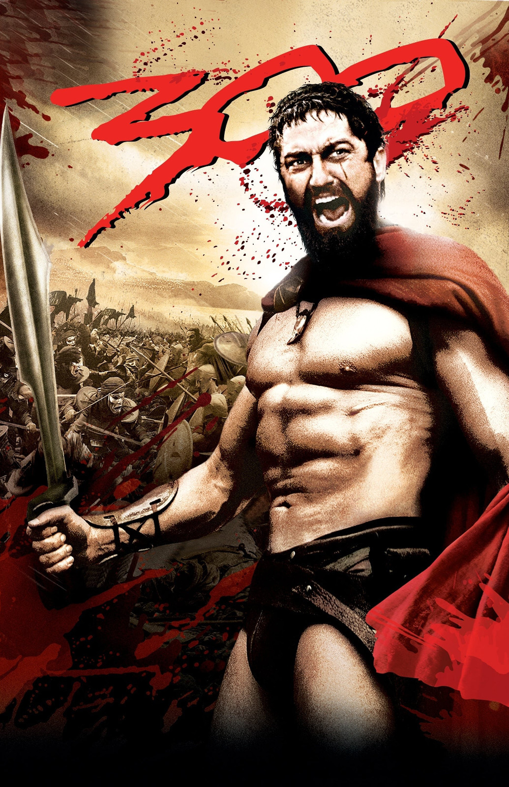 Póster de la película de actor AA0036 300 de Zack Snyder 2007 11x17