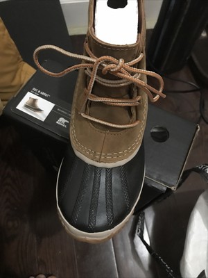 sorel out and about leather duck boot
