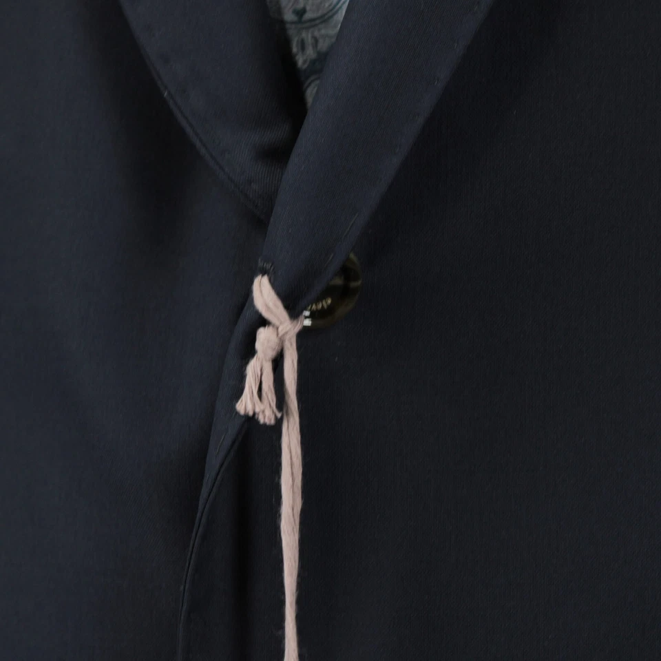 Eleventy Platinum NWD Wool Sport Coat / Blazer Size 58 (48R US) In Solid Blue - Image 2 of 4