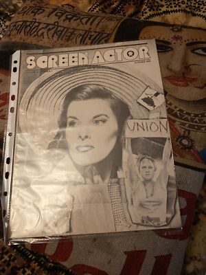  Screen Actors Guild  Magazine   Vol 24 No 1 Jan 1982 KATHERINE HEPBURN