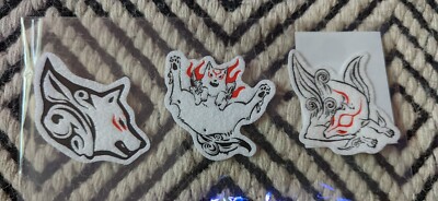 Okami - e-Capcom Limited - Amaterasu Mofumofu Sticker Set - Brand New