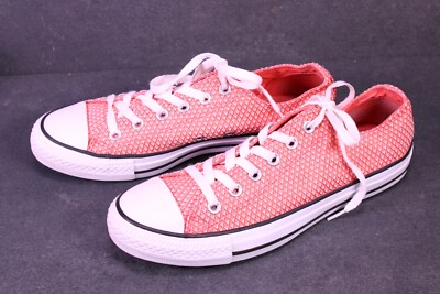 Converse Sneaker Chucks All Star Classic OX Unisex Gr. 40 rot weiß Muster BC105