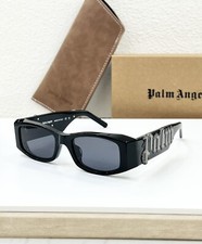 Palm Angels ANGEL PERI007 Sunglasses Black Grey 1007 Authentic 51mm
