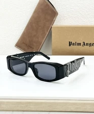 Palm Angels ANGEL PERI007 Sunglasses Black Grey 1007 Authentic 51mm