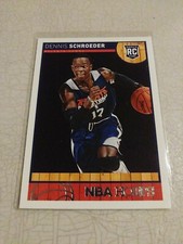 2013-14 DENNIS SCHROEDER NBA HOOPS #277 ROOKIE RC CARD HAWKS THUNDER LAKERS
