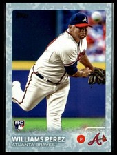 2015 Topps Update US289 Williams Perez Atlanta Braves RC Snow Camo 02/99