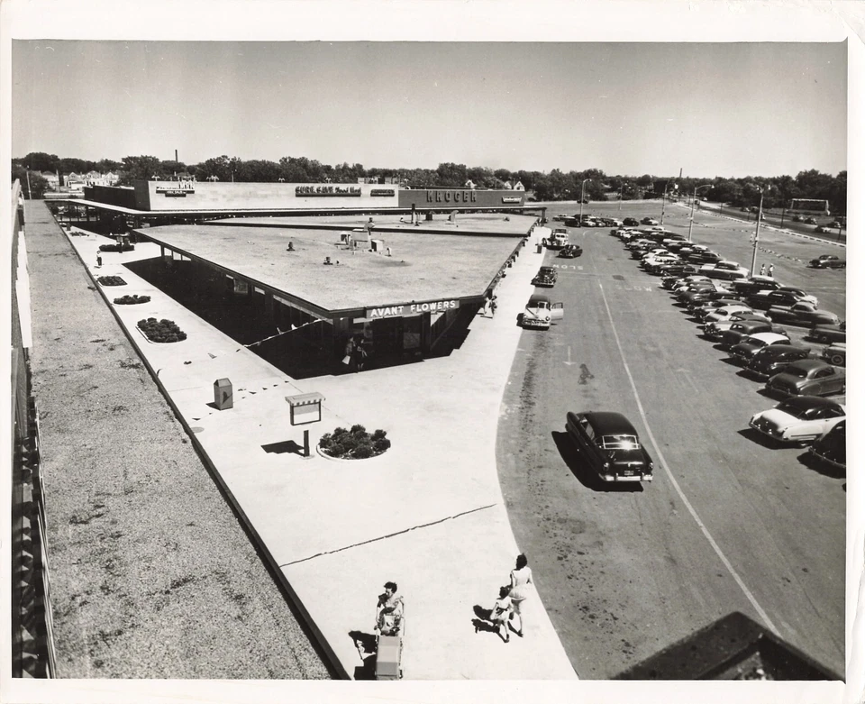 Kroger Shopping Center 1953 Press Photo 8x10 Lincoln Devon Ave Chicago *P104a - Image 2 of 4