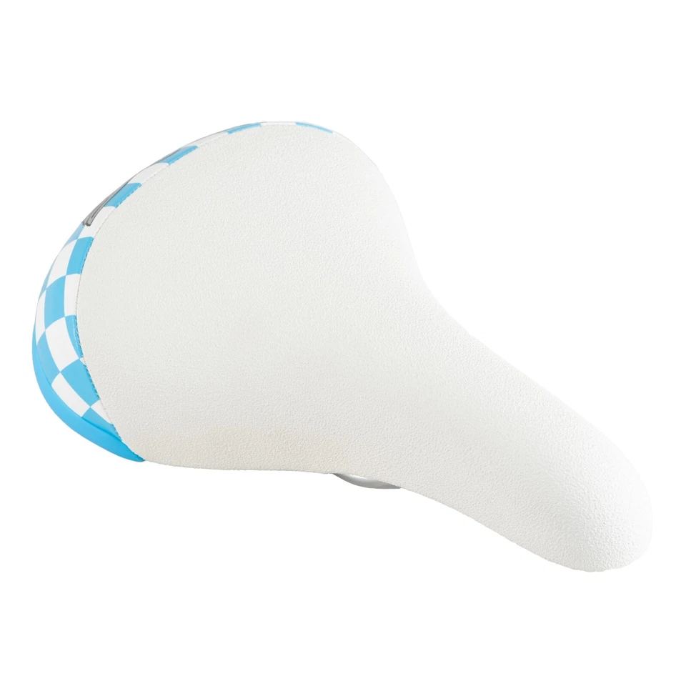 NUEVO Release SE Bikes Racing Checkerboard Sillín Azul y Blanco Asiento Acolchado Foto 3 de 3