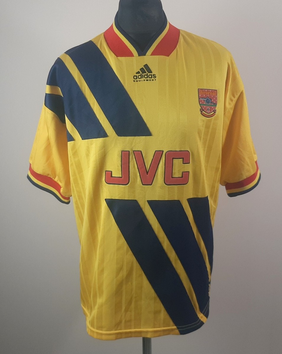arsenal アーセナル　93-94 復刻ユニフォーム　adidas JVC arsenal アーセナル 93-94 復刻ユニフォーム adidas JVC - メルカリ
