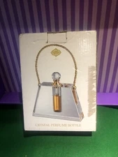 RARE NEW IN BOX SHANNON Crystal Perfume Bottle With Dipper Purse Handbag Style