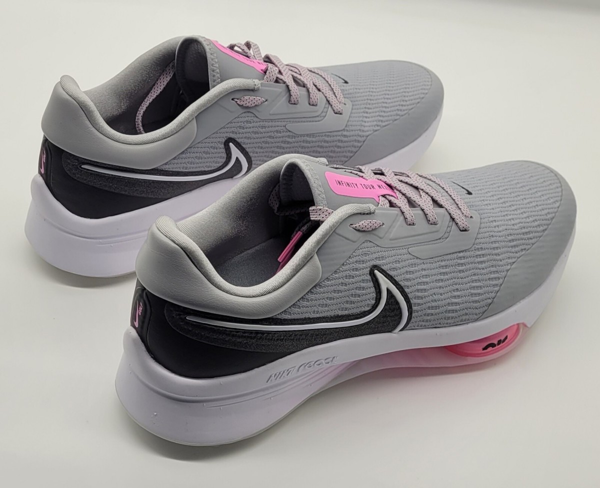 Nike Air Zoom Infinity Tour Next% Golf Shoes Wolf Grey Pink DC5221-060 Mens Size Nike Air Zoom Infinity Tour Next% Golf Shoes Wolf Grey Pink  main image 3