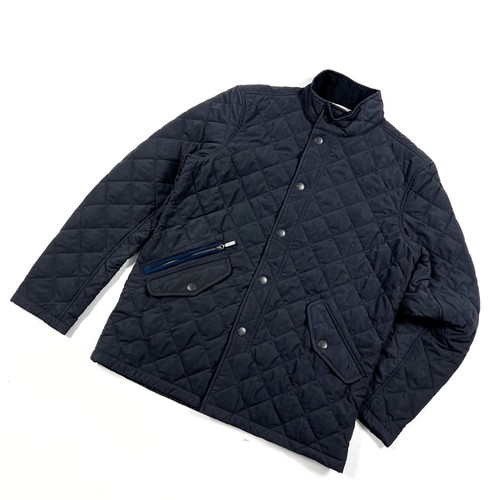 Men's Barbour Shoveler Quilt Navy 