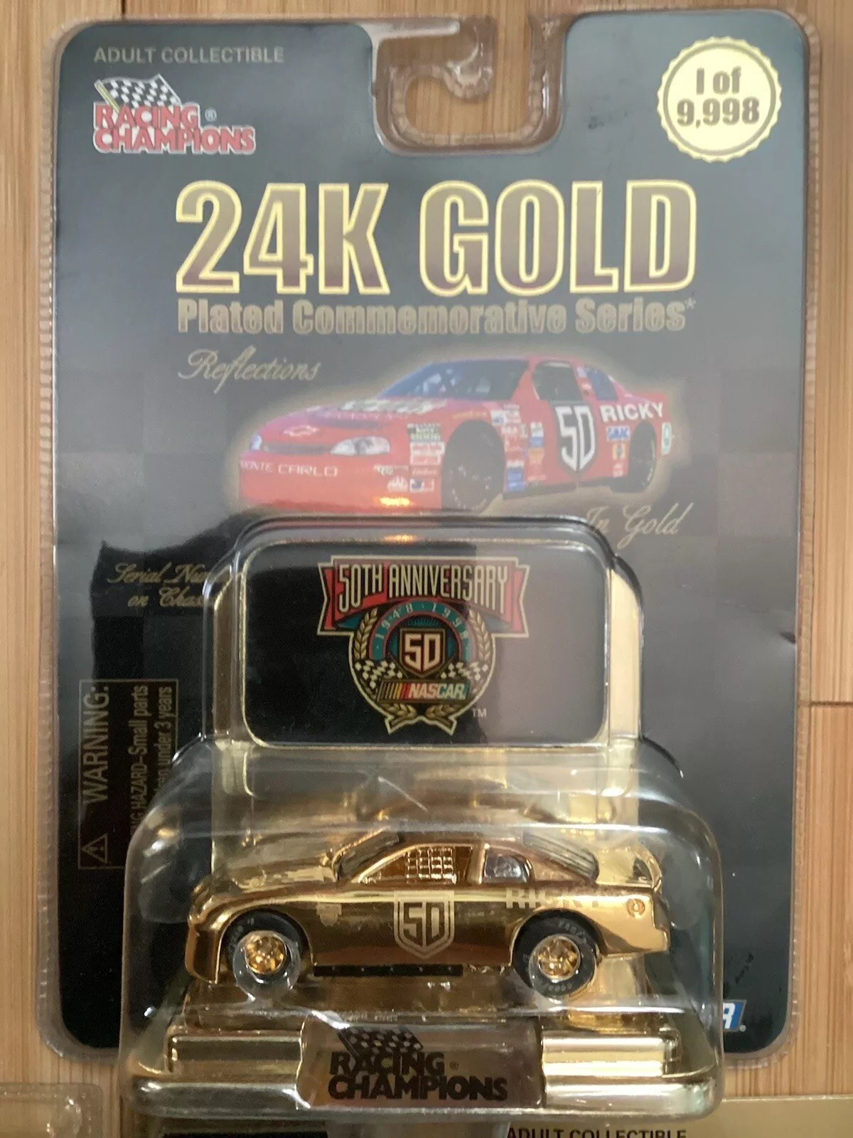 Racing Champions 24K Gold & Platinum Plated Commemorative Series NASCAR Diecast