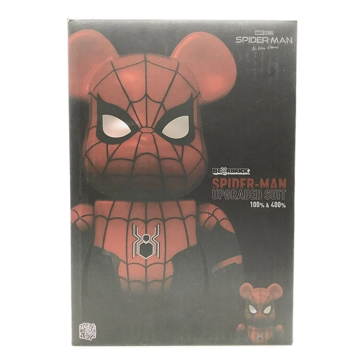 BEAR BRICK Spider-Man UPGRADED SUIT 100%400% MARVEL STUDIOS