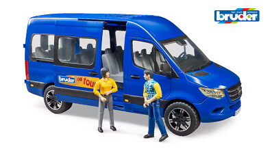 Bruder 02670 Mercedes Benz Sprinter Transfer mit Fahrer Maßstab 1:16 Spielzeug Kleinbus