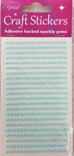 Eleganza PEARLS - Pink Blue & Fuchsia - Adhesive backed Craft Stickers 3mm & 4mm - Picture 3 of 13