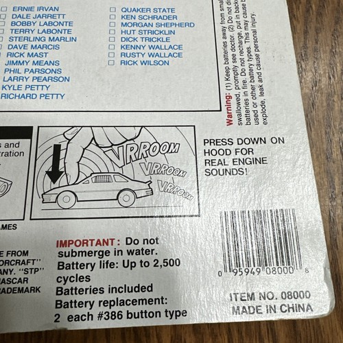 Racing Champions Richard Petty #43 1991 Roaring Racers Engine Sounds 1/64   - Picture 7 of 17