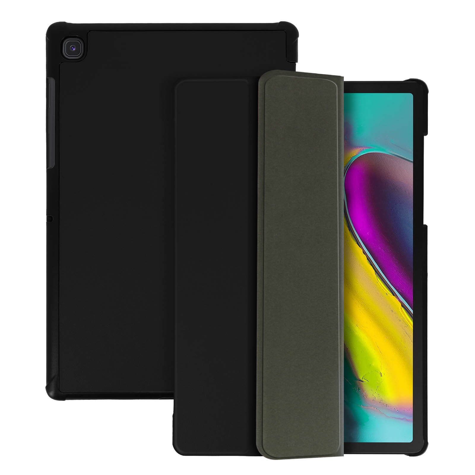 Protection Galaxy Tab S5e noire idéale pour regarder des vidéos