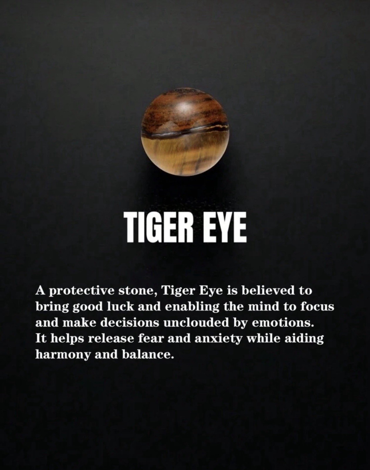 Bracelet Œil de Tigre Marron Naturel de Qualité Supérieure Perles Polies Main - 2