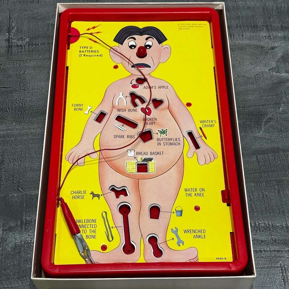 Vintage 1965 Milton Bradley Operation Skill Game Complete Set Works - Image 3 of 4