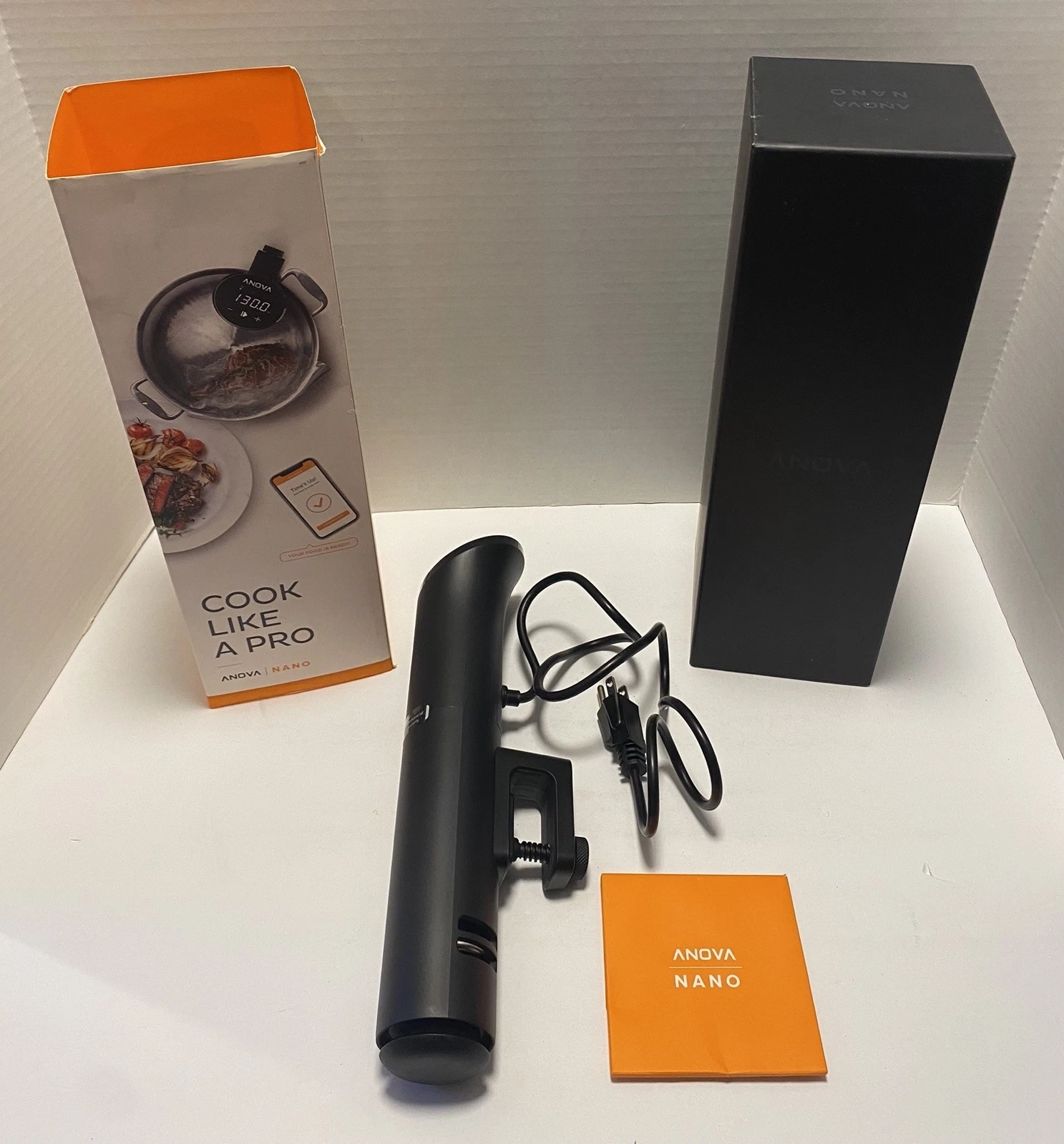 Anova Nano Smart Precision Cooker Black Sous Vide Machine Bluetooth 750W IPX7
Opens in a new window