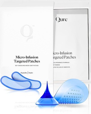 Qure Micro Infusion Anti Wrinkle 16 Patches for Smile Line Frown Lines Under Eye