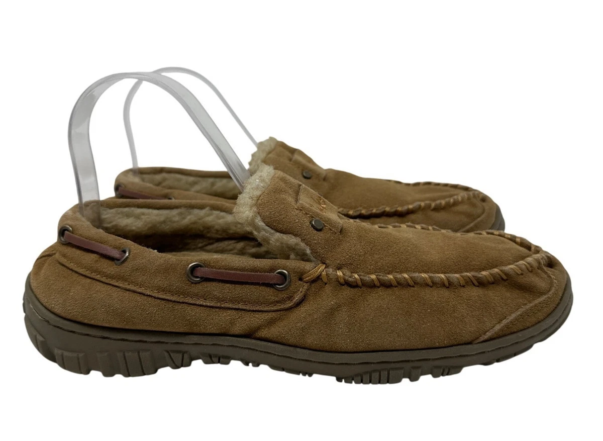 Clarks Men\'s Suede Moccasin Slippers by Clarks — Size 10M Clarks Slippers US Size 10 for Men for sale | eBay main image 3
