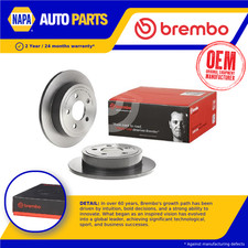 2x Brake Discs Pair Solid fits JEEP CHEROKEE KJ 3.7 Rear 01 to 08 EKG 285mm Set