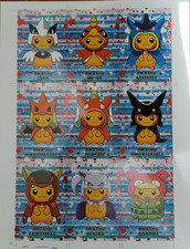 Pokemon Pikachu Character Print Fabric Panel Sheet, Multicolor, Christmas Theme