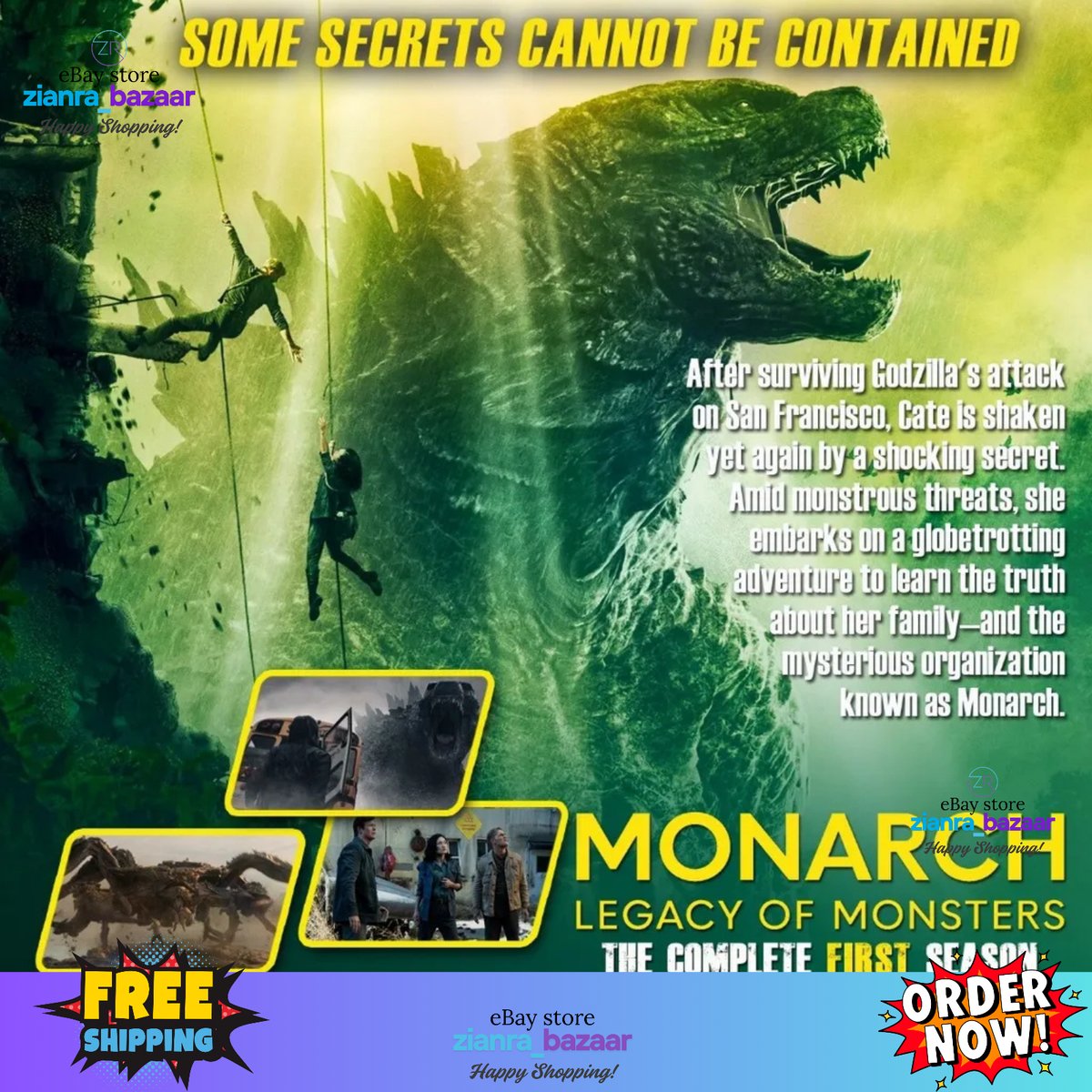 Monarch Legacy Of Monsters DVD TV Series Season 1 Full HD Region Free | eBay