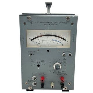 Rohde & Schwarz URV 216.3612.02 | HF DC Millivoltmeter