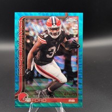 Topps 2023 Topps Chrome Football Jerome Ford Browns Blue /199 #71