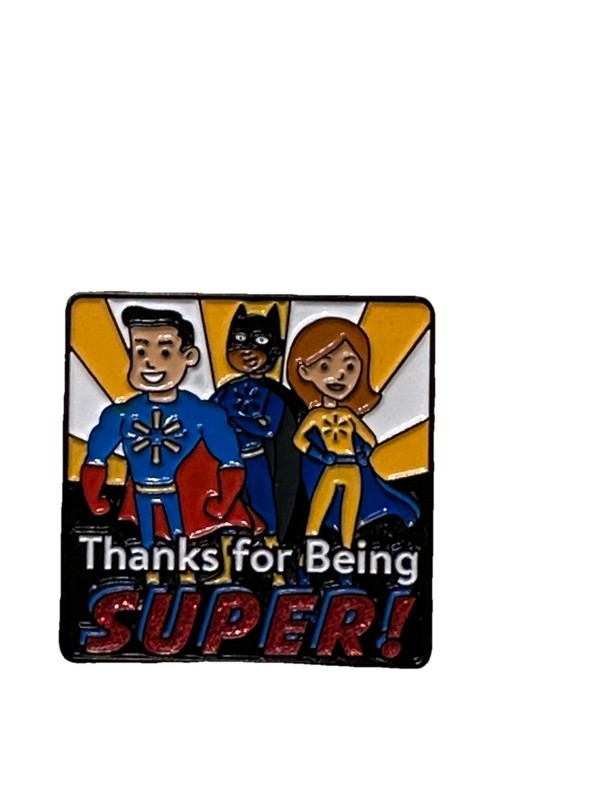 Walmart Super Heroes Pin